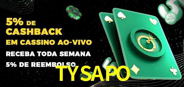 Promoções do cassino ao Vivo TYSAPO
